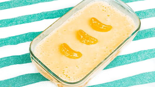 Рецепт Домашнее мороженое с мандаринами