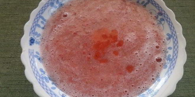 Рецепт дынно-клубничного мороженого