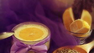 Рецепт Лавандово-лимонноe мягкое итальянское мороженое Джелато