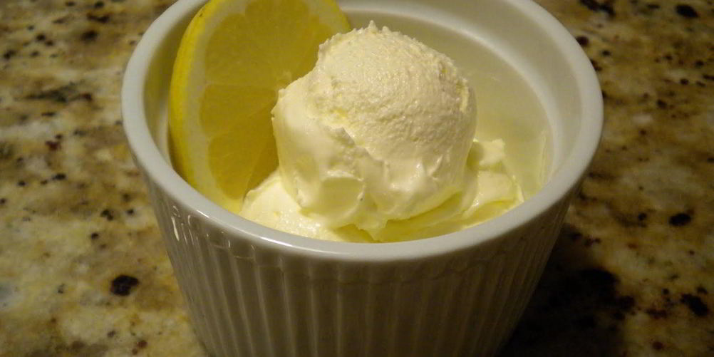 Рецепт мороженое с лимонным соком