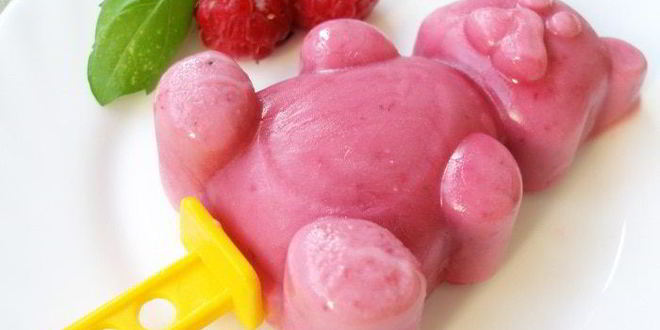 Рецепт малиновое мороженое с базиликом