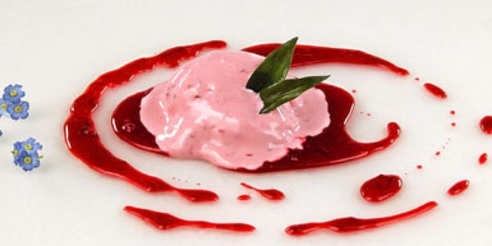 Как приготовить малиновое мороженое