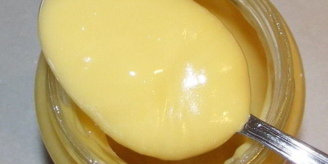 Рецепт медовое мороженое с кизилом и ананасом