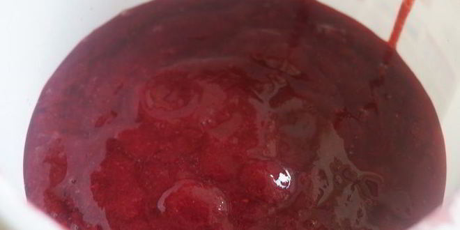 Рецепт молочно-малиновое мороженое