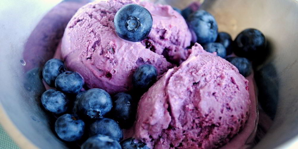 Как приготовить мороженое из черники