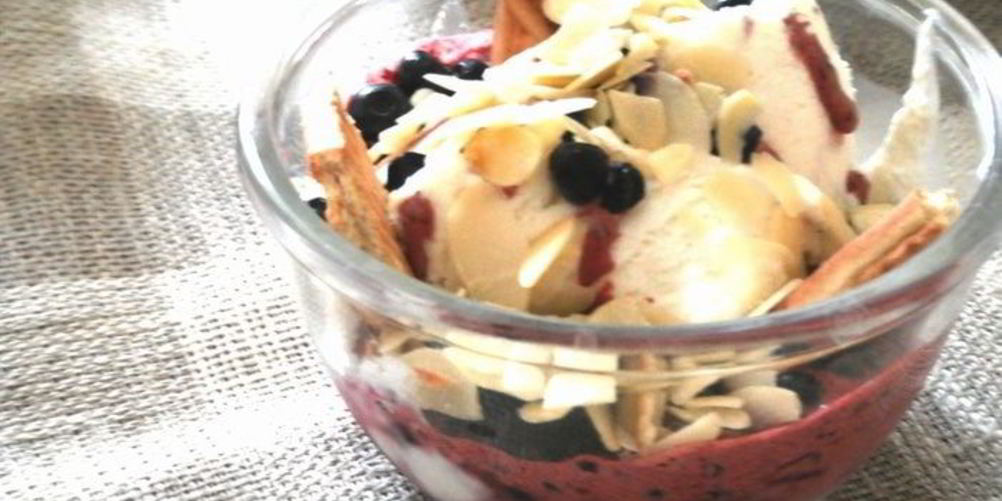 Как приготовить мороженое с черникой и ромом