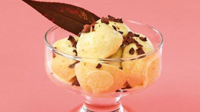 Рецепт Мороженое с крыжовником и киви