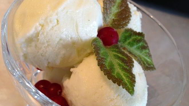 Рецепт Мороженое с лимонным соком