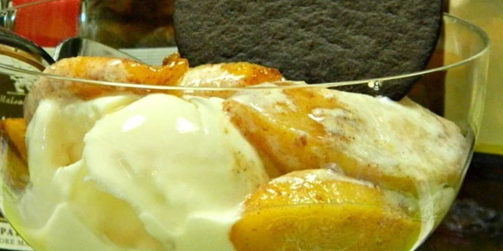 Как приготовить мороженое с яблоками grand marnier