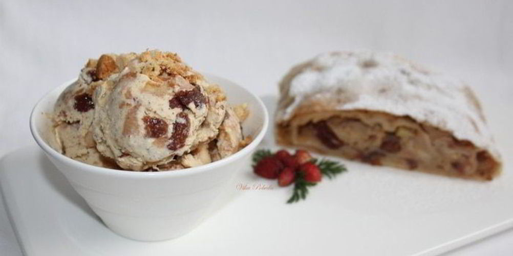 Как приготовить мороженое со вкусом яблочного штруделя