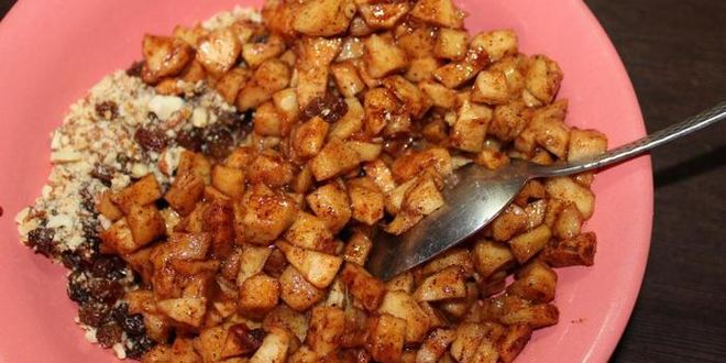 Рецепт мороженое со вкусом яблочного штруделя