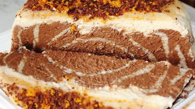 Рецепт Мраморное мороженое Три вкуса