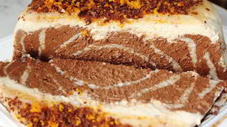 Рецепт Мраморное мороженое Три вкуса