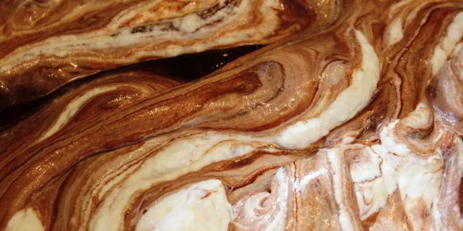 Рецепт мраморное мороженое три вкуса