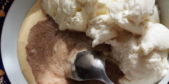 Рецепт мраморное мороженое три вкуса