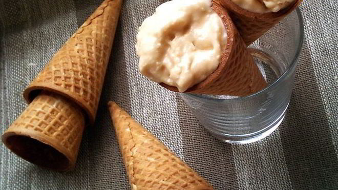 Рецепт Мягкое мороженое с кленовым сиропом