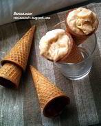 Мягкое мороженое с кленовым сиропом