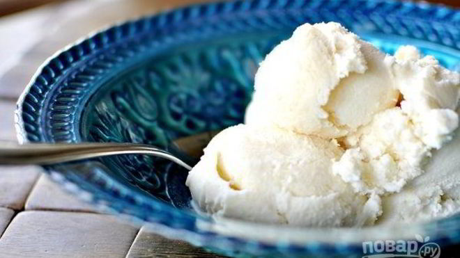 Рецепт Пломбир в мороженице