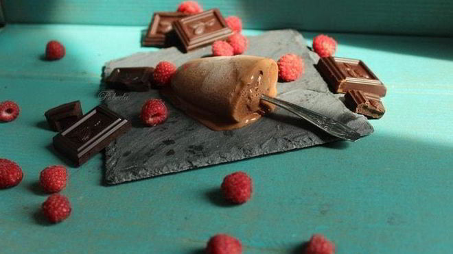 Рецепт Шоколадно-зефирное мороженое