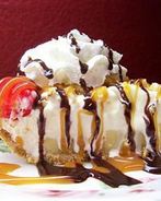 Торт-мороженое с бананами