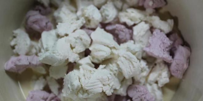 Рецепт зефирно-ягодное мороженое