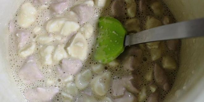 Рецепт зефирно-ягодное мороженое