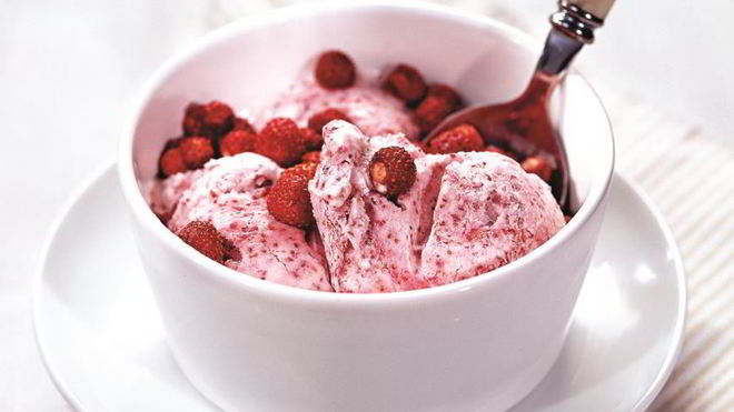 Рецепт Земляничное мороженое