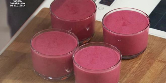 Рецепт малиновый мусс