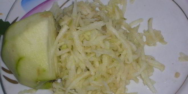 Рецепт мусс из белка, яблок и банана