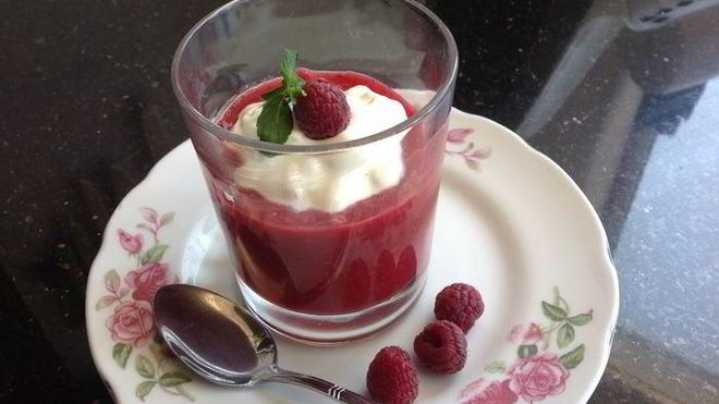 Рецепт Мусс из свежей малины