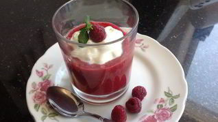 Рецепт Мусс из свежей малины