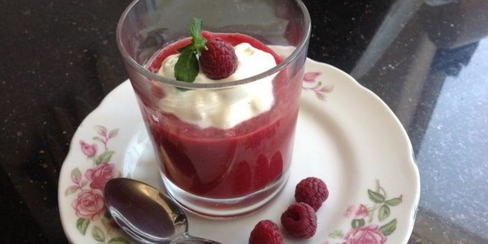 Как приготовить мусс из свежей малины