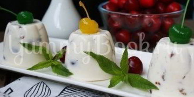 Рецепт мусс творожный с черешней