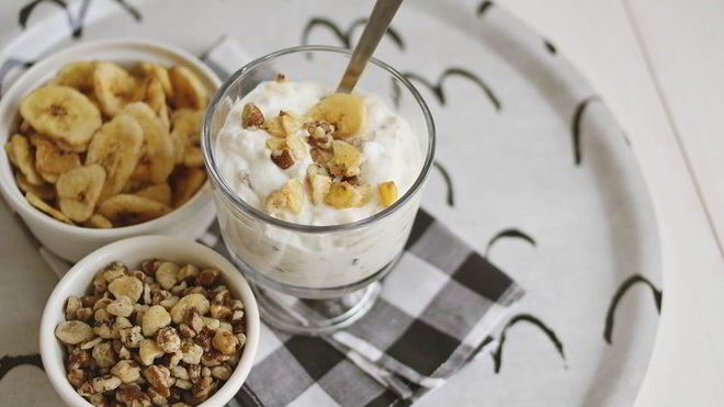 Рецепт Творожно-банановый мусс