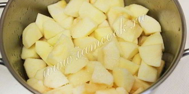 Рецепт яблочный мусс