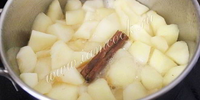 Рецепт яблочный мусс