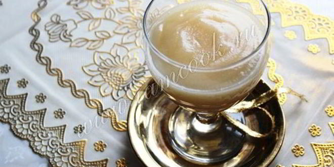 Рецепт яблочный мусс