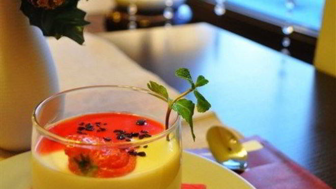 Рецепт Панна-котта с прослойкой варенья