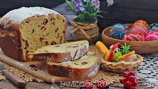 Рецепт Быстрый кулич в хлебопечке