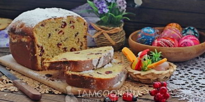 Рецепт быстрый кулич в хлебопечке