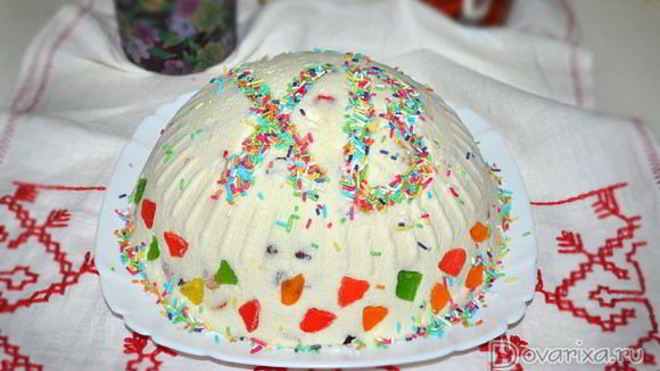 Рецепт Домашняя творожная пасха