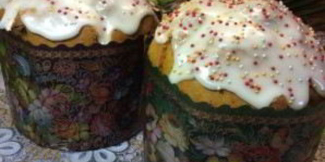 Рецепт кулич без яиц