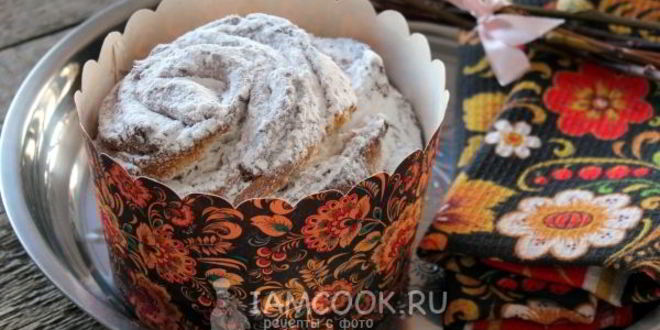 Рецепт кулич краффин