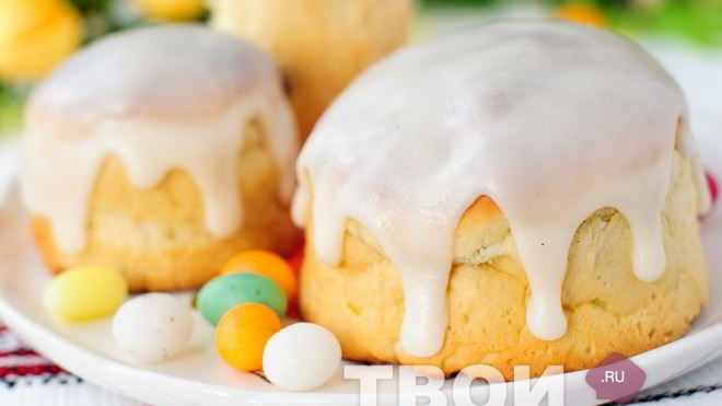 Рецепт Кулич на желтках