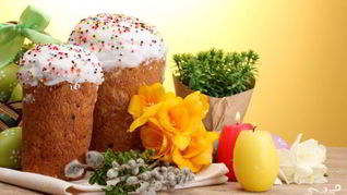 Рецепт Кулича пасхального с изюмома