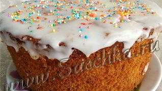 Рецепт Кулич пасхальный в духовке