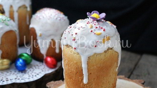 Рецепт Кулич пасхальный заварной
