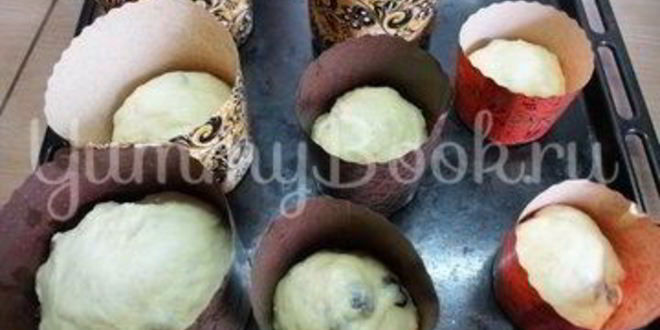 Рецепт кулича пасхального заварного