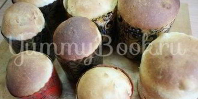 Рецепт кулича пасхального заварного