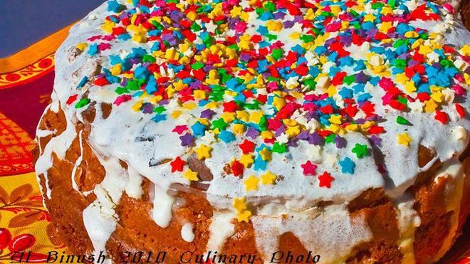 Рецепт Кулич с изюмом и цукатами